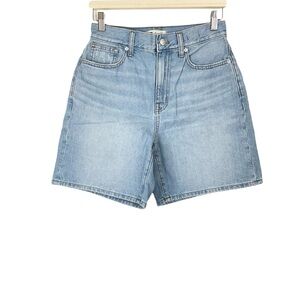 Madewell High-Rise Mom Baggy Jean Shorts Size 26